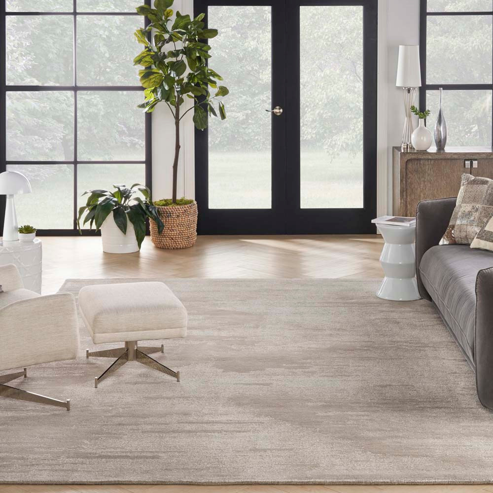 Michael Amini MA30 Star SMR02 Taupe/Ivory Area Rug | Carpetmart